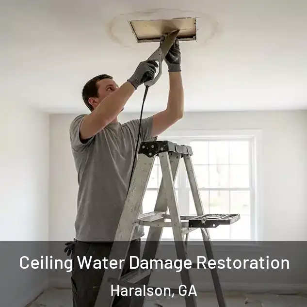  Ceiling Water Damage Restoration Haralson, GA