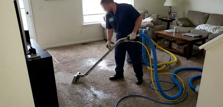 Flooded Basement Carpet Cleanup Haralson 
