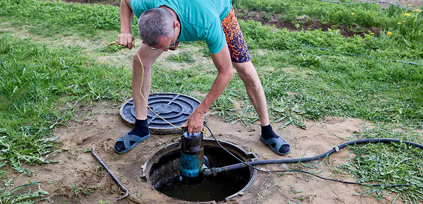 Outdoor Sewage Cleanup in Haralson