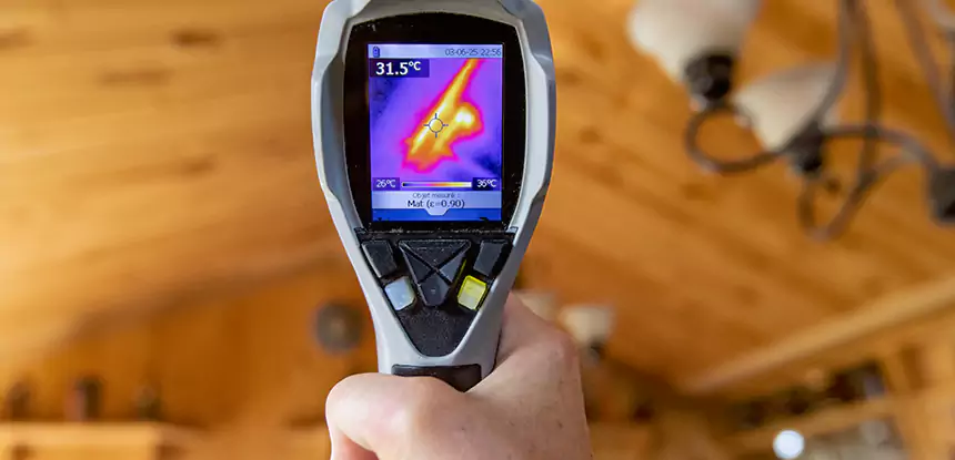 Infrared Camera Roof Leak Detection in Haralson