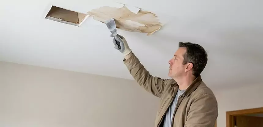 Dry Ceiling After Water Leak in Haralson