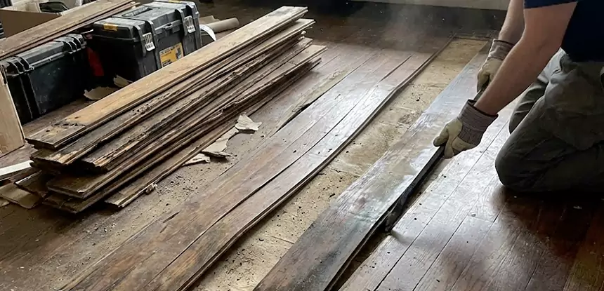 Wood Veneer Water Damage Repair Haralson
