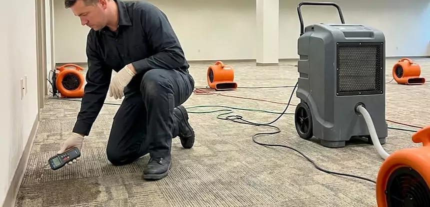 Drying Carpet Padding After Flood in Haralson