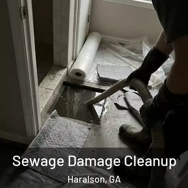  Sewage Damage Cleanup Haralson, GA